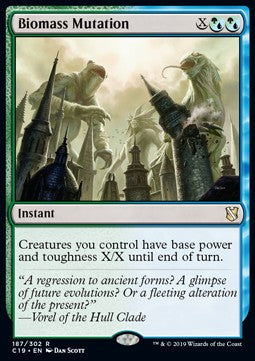 Biomass Mutation⁣ - Commander 2019⁣ (Rare)⁣ [187]