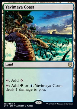 Yavimaya Coast⁣ - Commander 2019⁣ (Rare)⁣ [287]