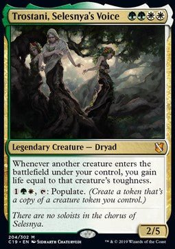Trostani, Selesnya's Voice⁣ - Commander 2019⁣ (Mythic)⁣ [204]