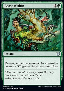 Beast Within⁣ - Commander 2019⁣ (Uncommon)⁣ [157]