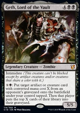 Geth, Lord of the Vault⁣ - Commander 2019⁣ (Mythic)⁣ [114]