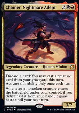 Chainer, Nightmare Adept⁣ - Commander 2019⁣ (Mythic)⁣ [39]