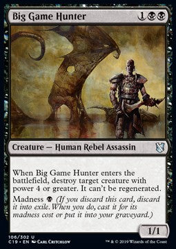 Big Game Hunter - Commander 2019 (Uncommon) [C19-106]