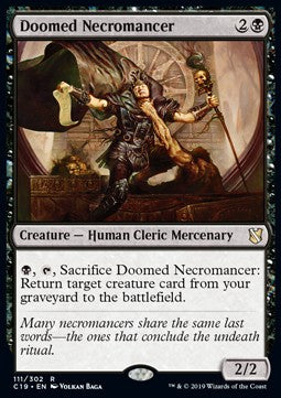 Doomed Necromancer - Commander 2019 (Rare) [C19-111]