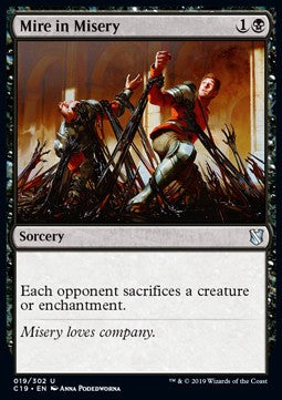 Mire in Misery⁣ - Commander 2019⁣ (Uncommon)⁣ [19]