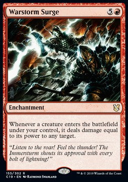 Warstorm Surge⁣ - Commander 2019⁣ (Rare)⁣ [155]