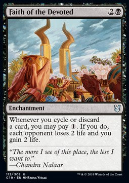 Faith of the Devoted⁣ - Commander 2019⁣ (Uncommon)⁣ [112]
