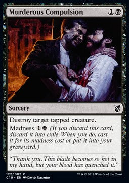 Murderous Compulsion - Commander 2019 (Common) [C19-122]