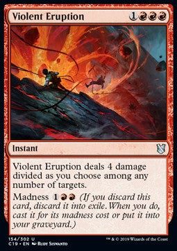 Violent Eruption - Commander 2019 (Uncommon) [C19-154]