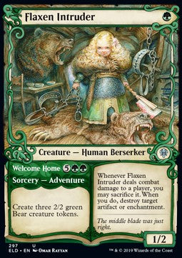 Flaxen Intruder // Welcome Home⁣ - Throne of Eldraine: Extras⁣ (Uncommon)⁣ [297]