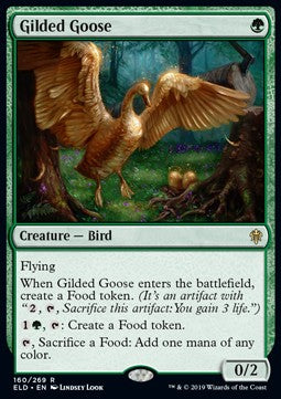 Gilded Goose⁣ - Throne of Eldraine⁣ (Rare)⁣ [160]