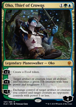 Oko, Thief of Crowns⁣ - Throne of Eldraine⁣ (Mythic)⁣ [197]