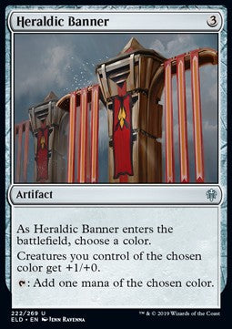Heraldic Banner⁣ - Throne of Eldraine⁣ (Uncommon)⁣ [222]