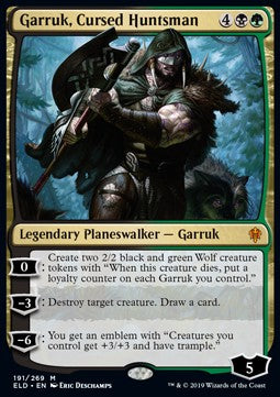 Garruk, Cursed Huntsman⁣ - Throne of Eldraine⁣ (Mythic)⁣ [191]