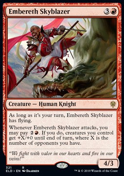 Embereth Skyblazer⁣ - Throne of Eldraine: Extras⁣ (Rare)⁣ [321]