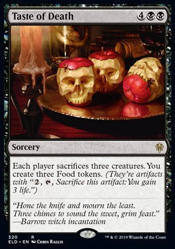 Taste of Death⁣ - Throne of Eldraine: Extras⁣ (Rare)⁣ [320]