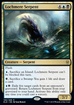 Lochmere Serpent⁣ - Throne of Eldraine⁣ (Rare)⁣ [195]