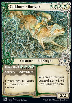 Oakhame Ranger // Bring Back⁣ - Throne of Eldraine: Extras⁣ (Uncommon)⁣ [302]
