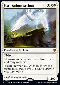 Harmonious Archon⁣ - Throne of Eldraine⁣ (Mythic)⁣ [17]