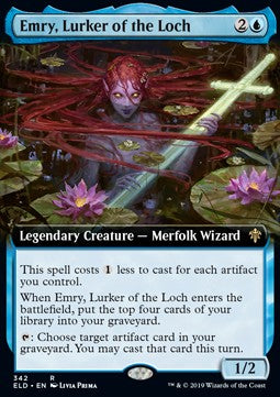 Emry, Lurker of the Loch⁣ - Throne of Eldraine: Extras⁣ (Rare)⁣ [342]