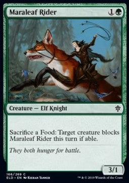 Maraleaf Rider⁣ - Throne of Eldraine⁣ (Common)⁣ [166]