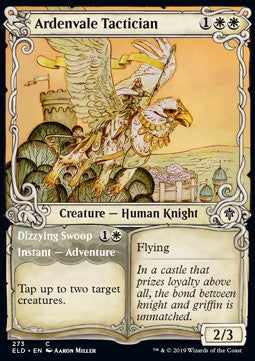 Ardenvale Tactician // Dizzying Swoop⁣ - Throne of Eldraine: Extras⁣ (Common)⁣ [273]