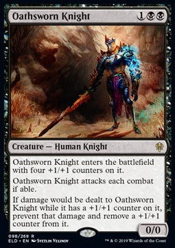 Oathsworn Knight⁣ - Throne of Eldraine⁣ (Rare)⁣ [98]