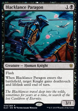 Blacklance Paragon⁣ - Throne of Eldraine⁣ (Rare)⁣ [79]