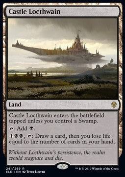 Castle Locthwain⁣ - Throne of Eldraine⁣ (Rare)⁣ [241]