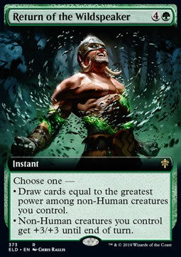 Return of the Wildspeaker⁣ - Throne of Eldraine: Extras⁣ (Rare)⁣ [373]