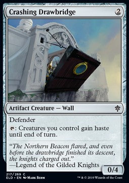 Crashing Drawbridge⁣ - Throne of Eldraine⁣ (Common)⁣ [217]