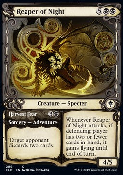 Reaper of Night // Harvest Fear⁣ - Throne of Eldraine: Extras⁣ (Common)⁣ [289]