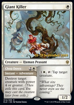 Giant Killer // Chop Down (V.1)⁣ - Throne of Eldraine: Promos⁣ (Rare)⁣ [14]