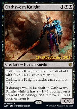 Oathsworn Knight (V.1)⁣ - Throne of Eldraine: Promos⁣ (Rare)⁣ [98]