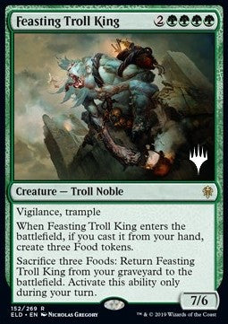 Feasting Troll King (V.2)⁣ - Throne of Eldraine: Promos⁣ (Rare)⁣ [152]