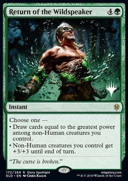 Return of the Wildspeaker (V.2)⁣ - Throne of Eldraine: Promos⁣ (Rare)⁣ [172]