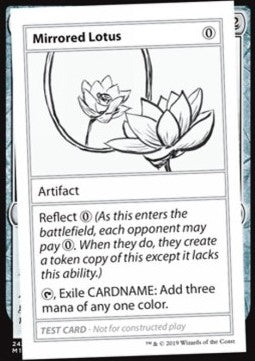 Mirrored Lotus (V.1)⁣ - Mystery Booster: Playtest Cards⁣ (Special)