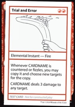 Trial and Error (V.1)⁣ - Mystery Booster: Playtest Cards⁣ (Special)