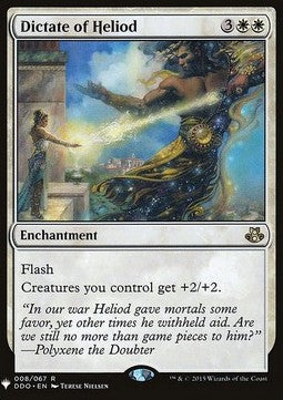 Dictate of Heliod⁣ - Mystery Booster⁣ (Rare)⁣ [8]