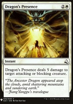 Dragon's Presence⁣ - Mystery Booster⁣ (Common)⁣ [16]