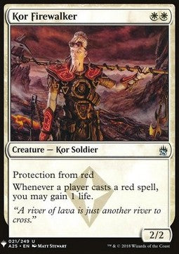 Kor Firewalker⁣ - Mystery Booster⁣ (Uncommon)⁣ [21]
