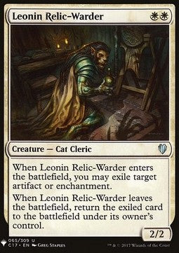 Leonin Relic-Warder - Mystery Booster (Uncommon) [MYS-65]