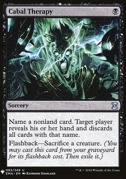 Cabal Therapy⁣ - Mystery Booster⁣ (Uncommon)⁣ [83]