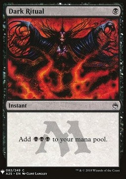 Dark Ritual⁣ - Mystery Booster⁣ (Common)⁣ [82]