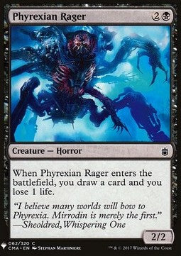 Phyrexian Rager⁣ - Mystery Booster⁣ (Common)⁣ [62]
