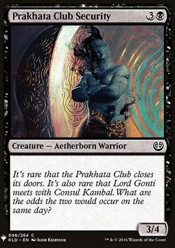 Prakhata Club Security⁣ - Mystery Booster⁣ (Common)⁣ [98]