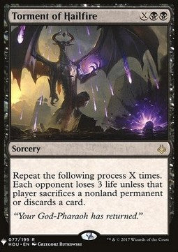 Torment of Hailfire⁣ - Mystery Booster⁣ (Rare)⁣ [77]
