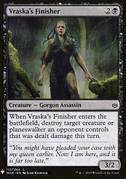 Vraska's Finisher - Mystery Booster (Common) [MYS-112]