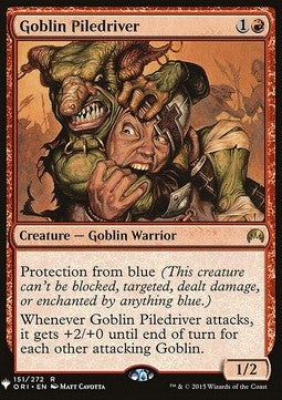 Goblin Piledriver⁣ - Mystery Booster⁣ (Rare)⁣ [151]