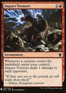 Impact Tremors - Mystery Booster (Common) [MYS-140]